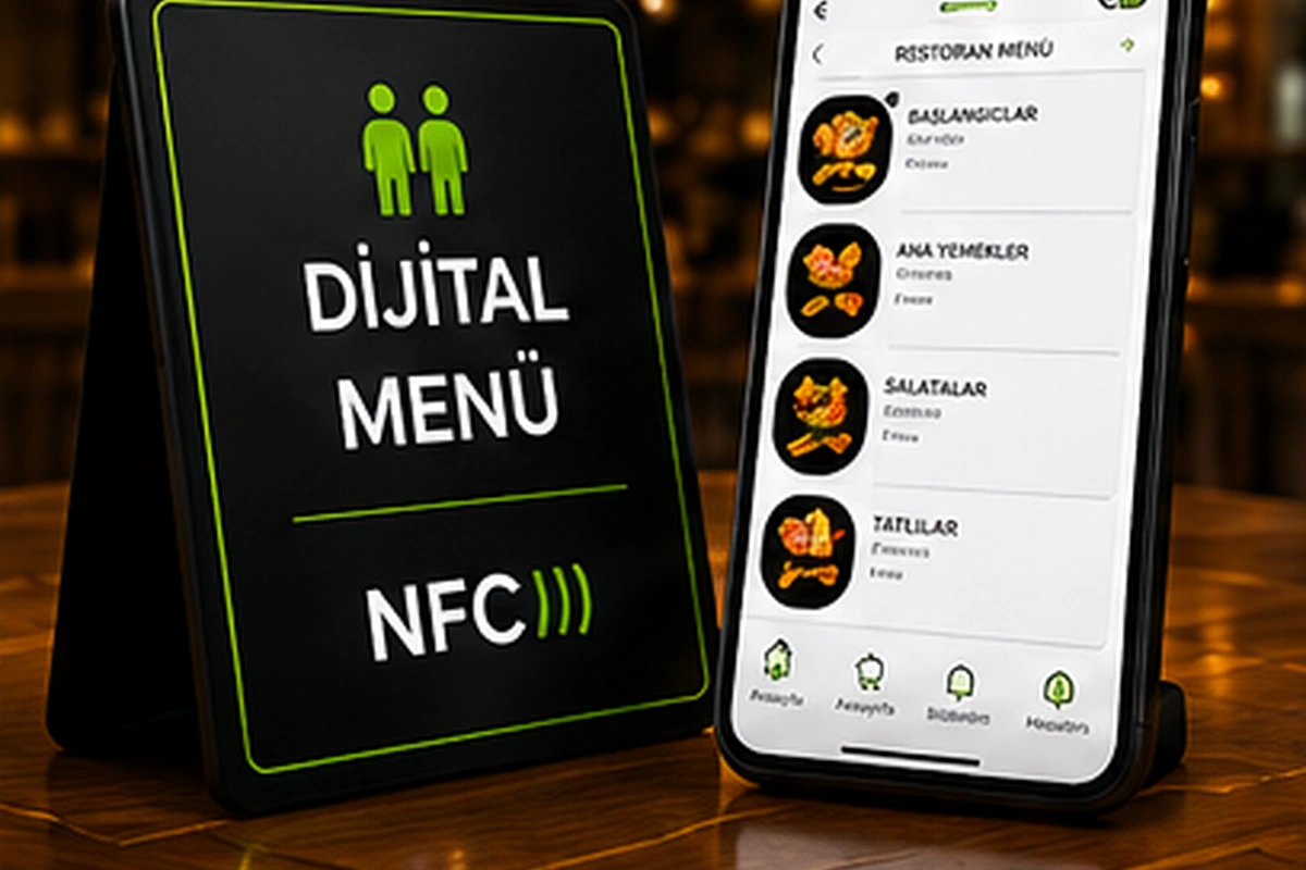 NFC İşletme dijital menü
